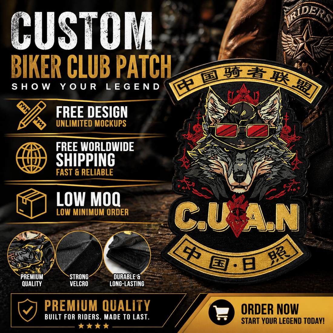 How to Design Unique Patches for Your Motorcycle Club