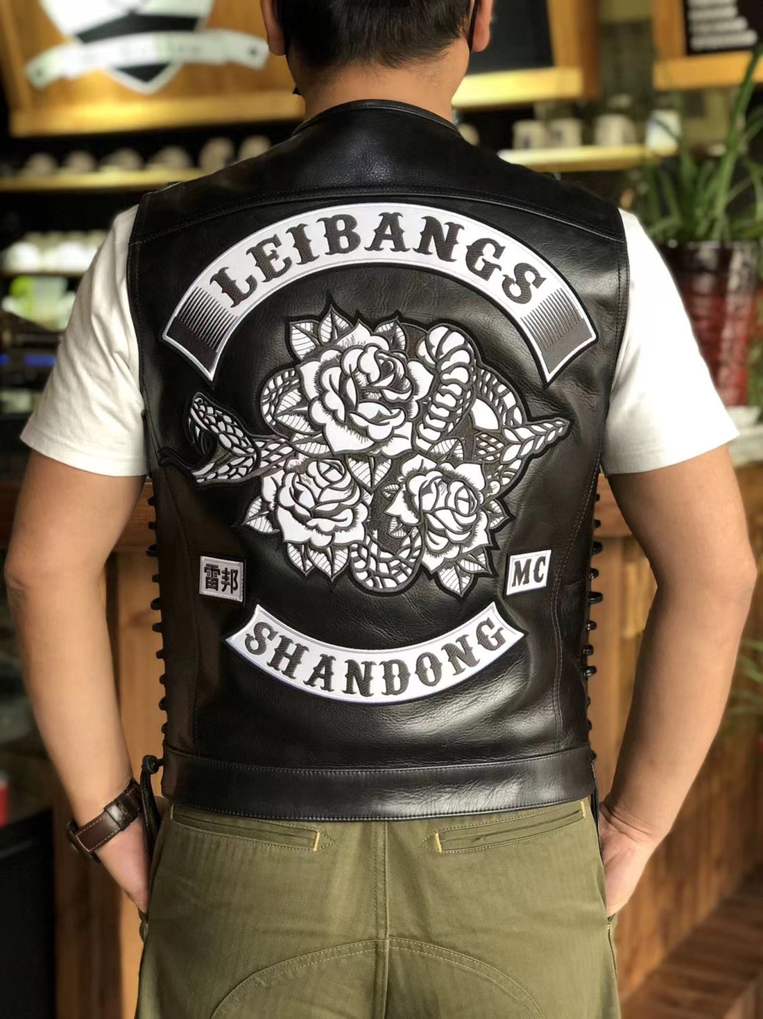 Decode Motorcycle Club patch colors