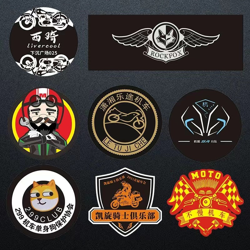 Motorcycle Group Sticker Custom Motorcycle Club Sticker – MCBikerCustomStore.us